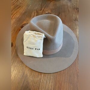 Brown Miller Gigi Pip Fedora new with tags